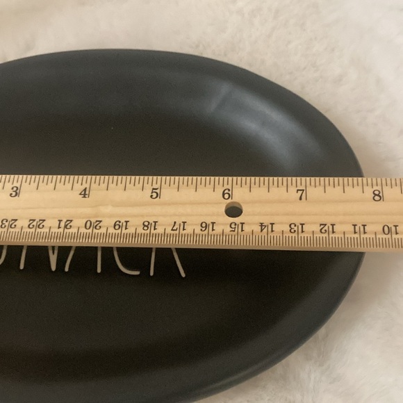 Rae Dunn Snack Oval Plate - Picture 3 of 4